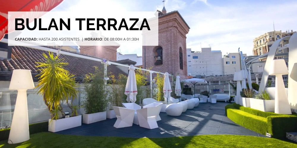 BULAN Terraza, vistas increíbles de Madrid