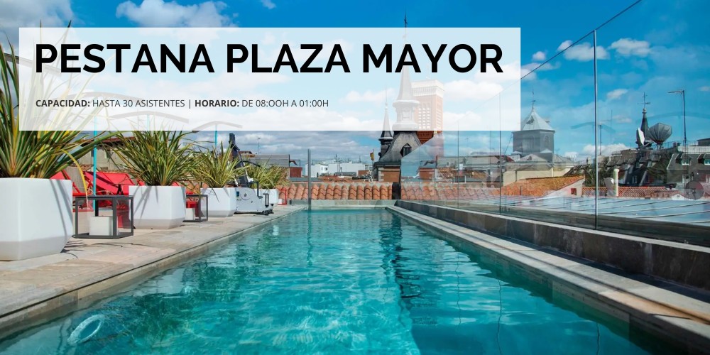 Pestana Plaza Mayor azotea piscina