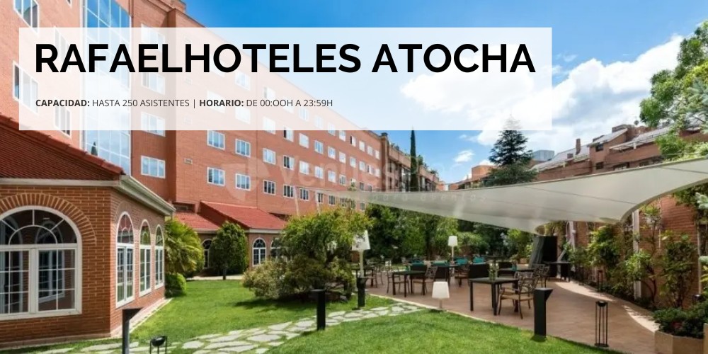 Rafaelhoteles Atocha terraza interior