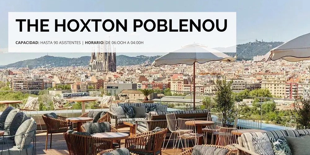 The Hoxton Poblenou azotea
